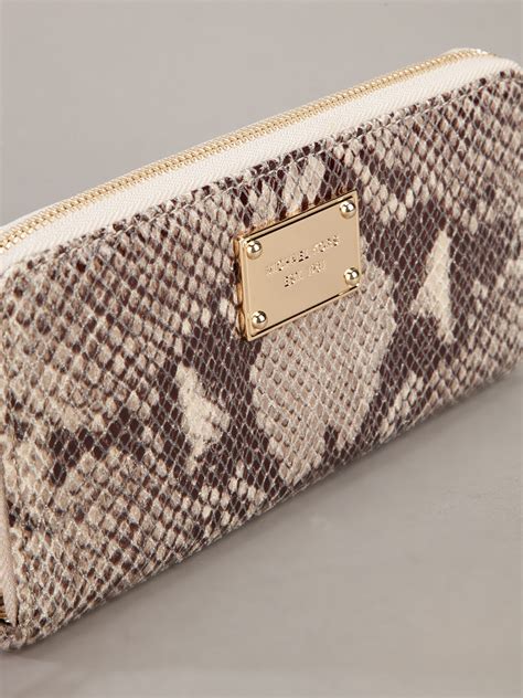 michael kors snakeskin purses|michael kors snake print wallet.